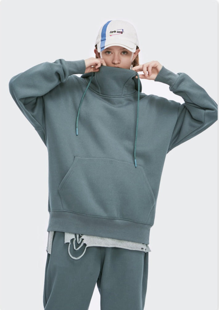 Going Up High-neck Hoodie DAXUEN