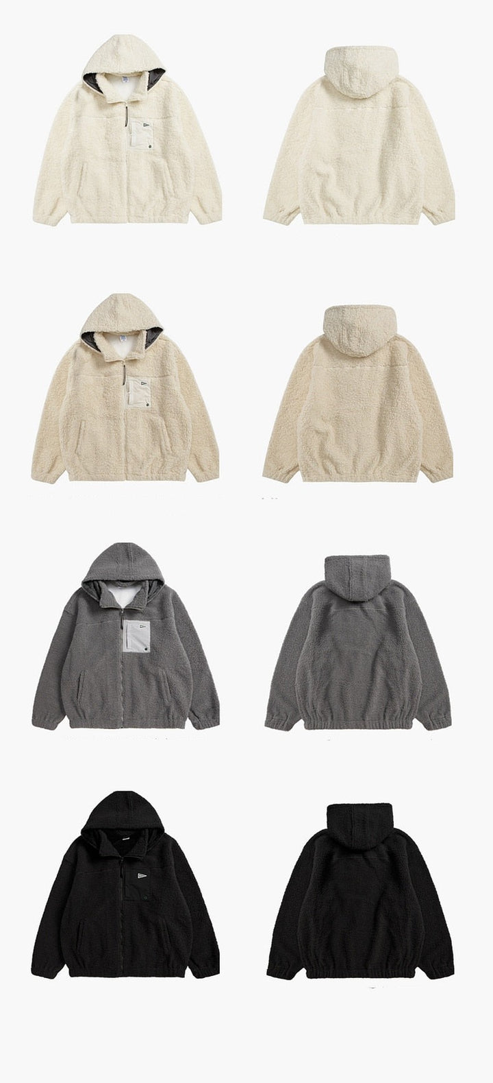 Nature hooded jacket variants