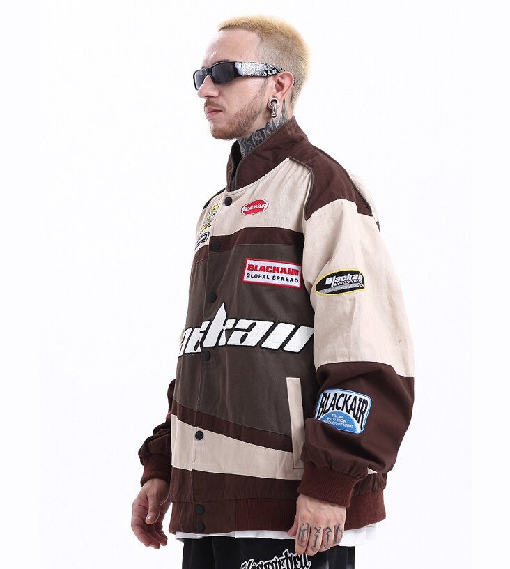 Motorsports Varsity Jackets-Jackets-DAXUEN-DAXUEN