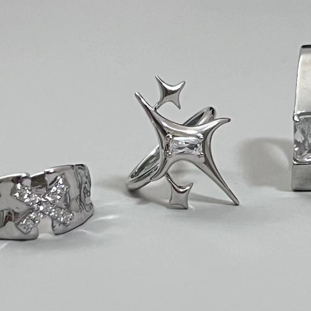 Crystal Irregular Rings – DAXUEN