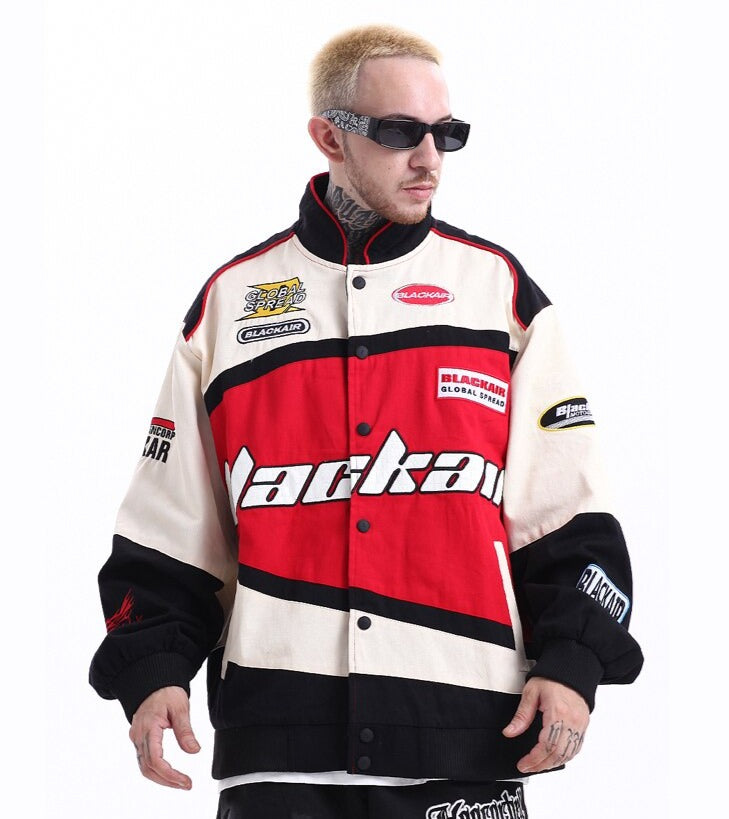 Motorsports Varsity Jackets-Jackets-DAXUEN-DAXUEN