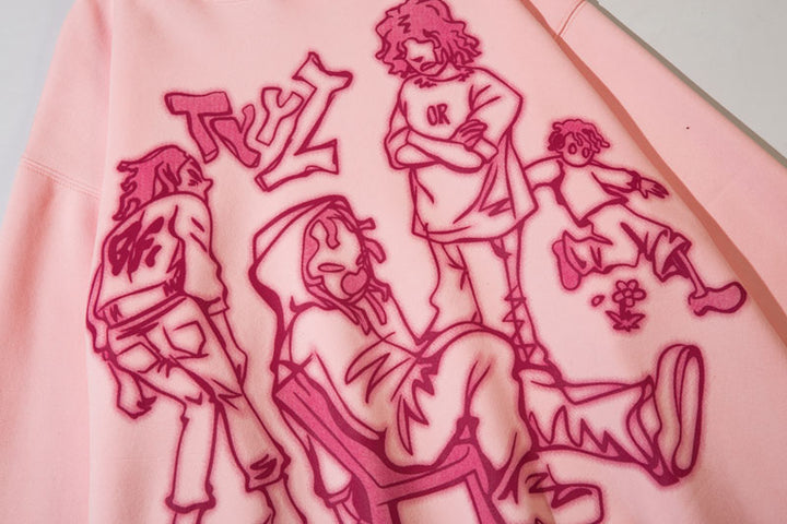 graphic details of the youth life hoodie