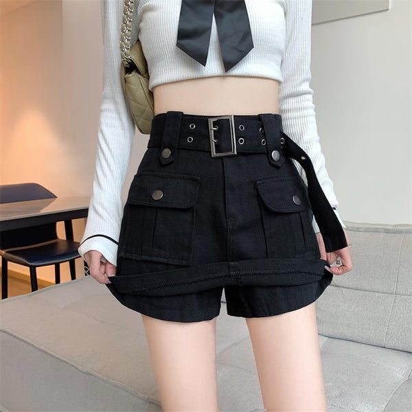 Mini Cargo Skirt With Belt