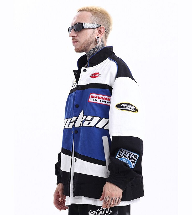 Motorsports Varsity Jackets-Jackets-DAXUEN-DAXUEN