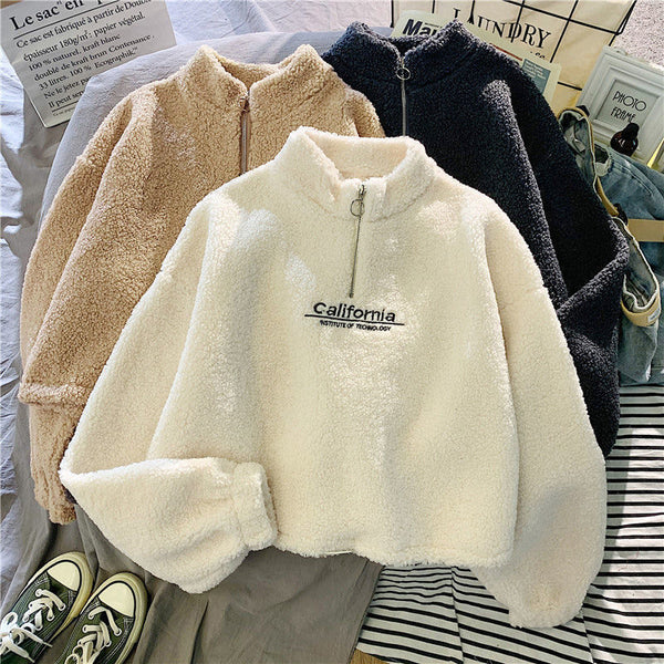 Kalifornien Fuzzy-Sweatshirt