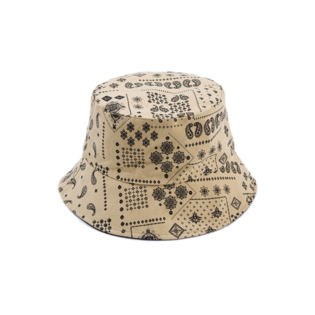 Khaki DAXUEN Printed Fisherman Hat
