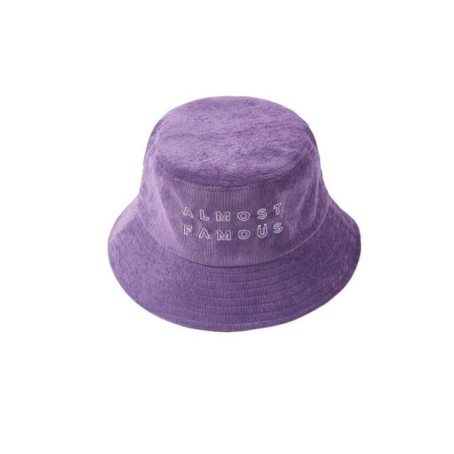 Purple DAXUEN Corduroy Bucket Hat