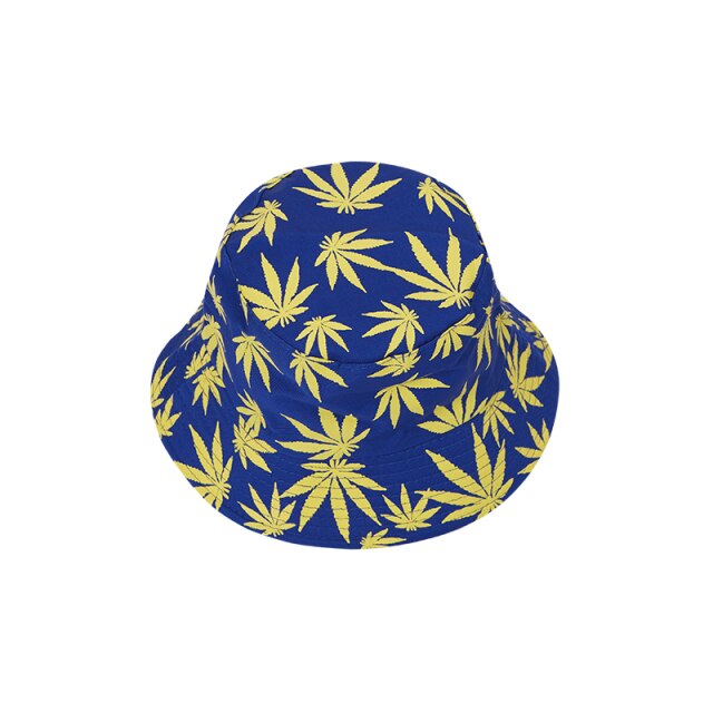 Blue DAXUEN "Leaf" Bucket Hat