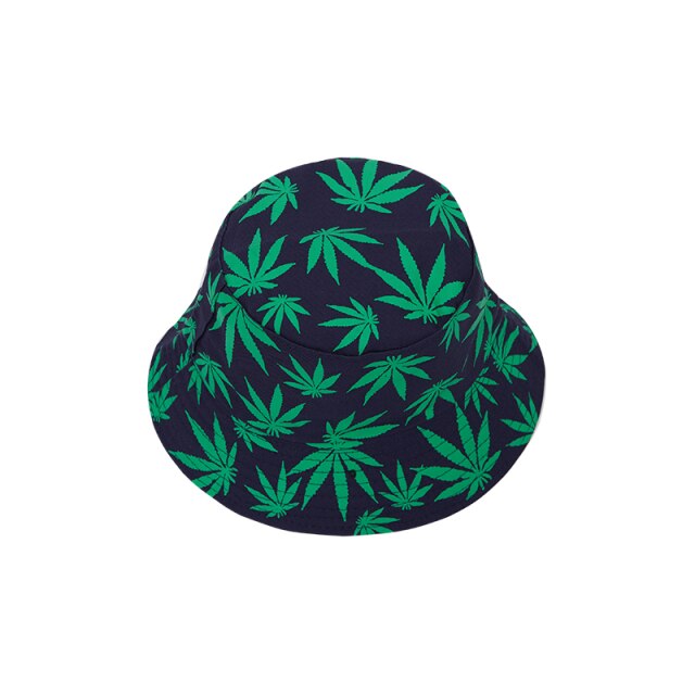 Navy DAXUEN "Leaf" Bucket Hat