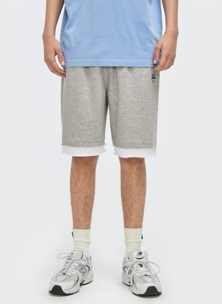 boy in grey DAXUEN Streetwear Lounge Shorts