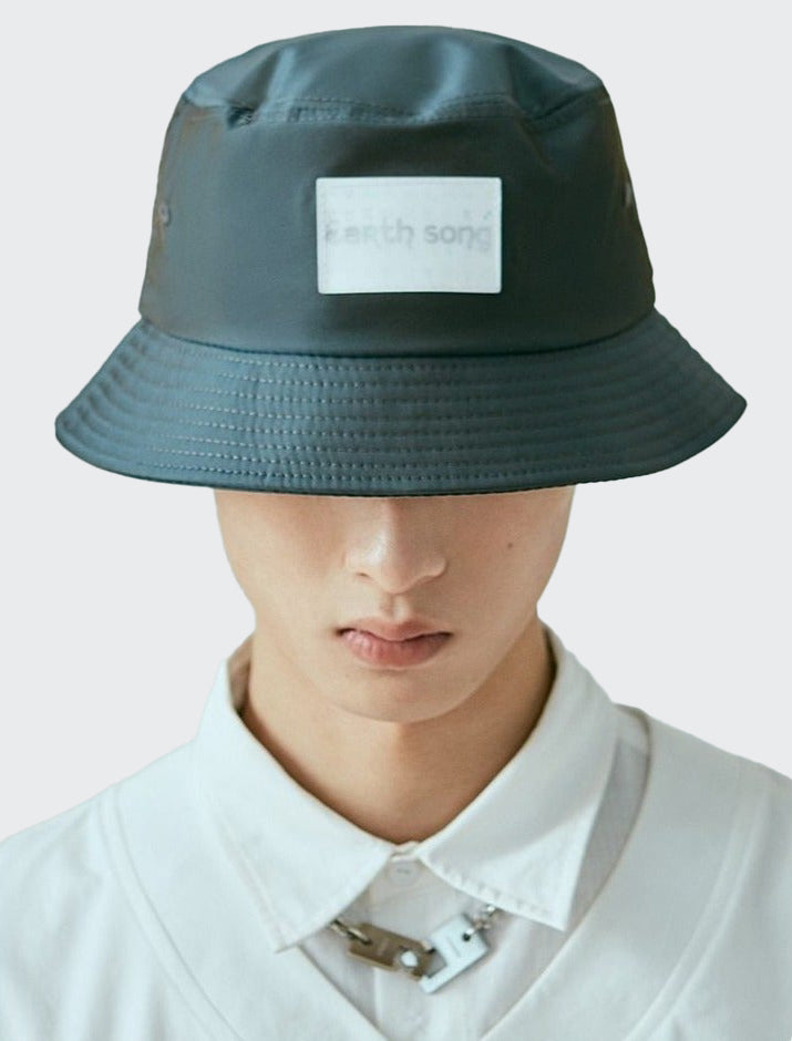 Grey blue Reflective Japanese Fisherman Hat