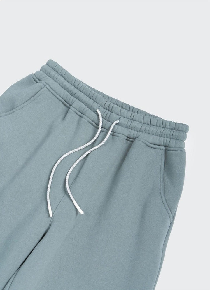 elastic waist of gray-blue DAXUEN Fleece Leisure Sweatpants