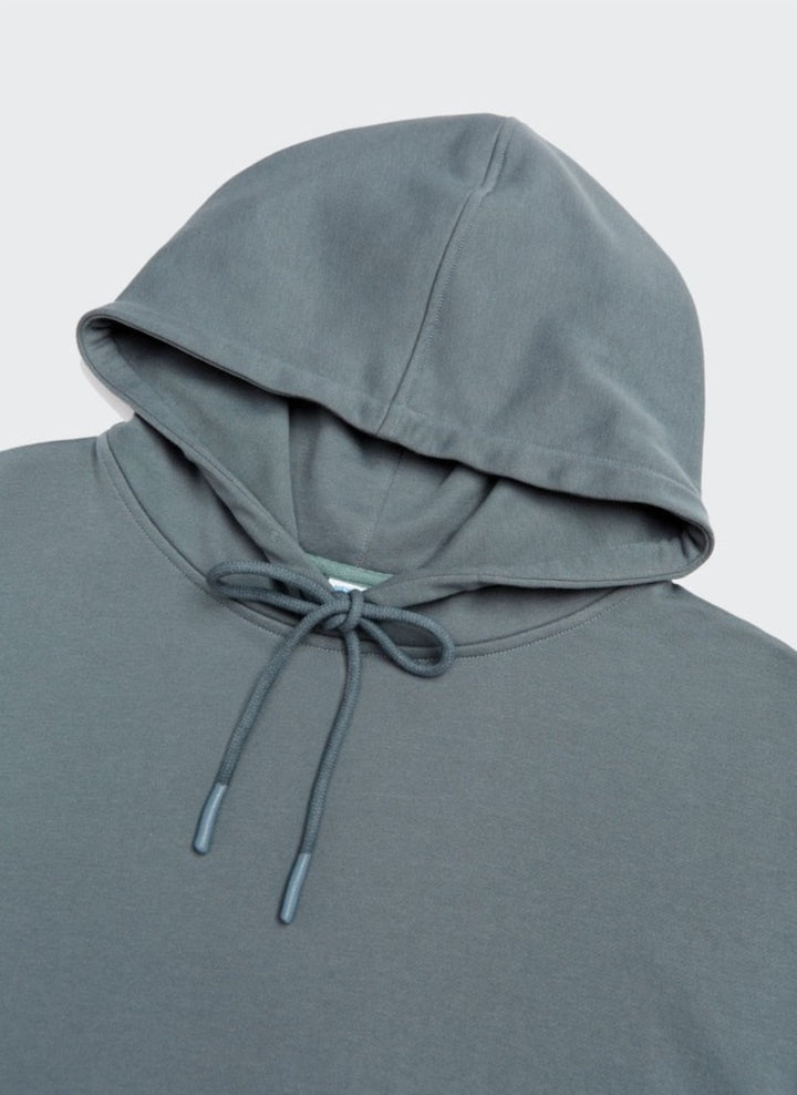 grey blue hoodie of DAXUEN Casual Plain Hoodie